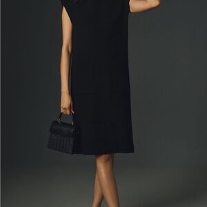 ANTHROPOLOGIE Maeve Muscle Column Midi Dress